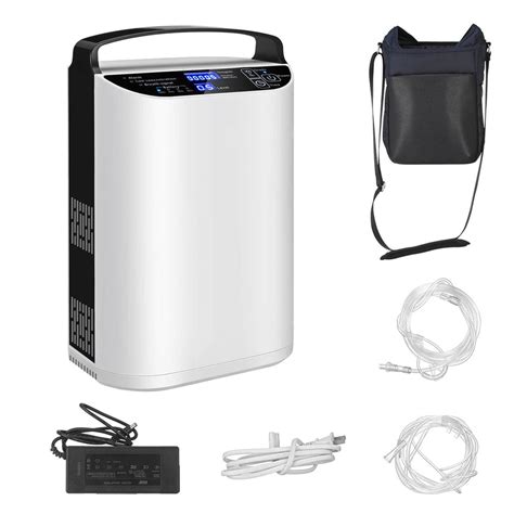 5 pounds making it easy to carry. . 5 liter continuous flow portable oxygen concentrator